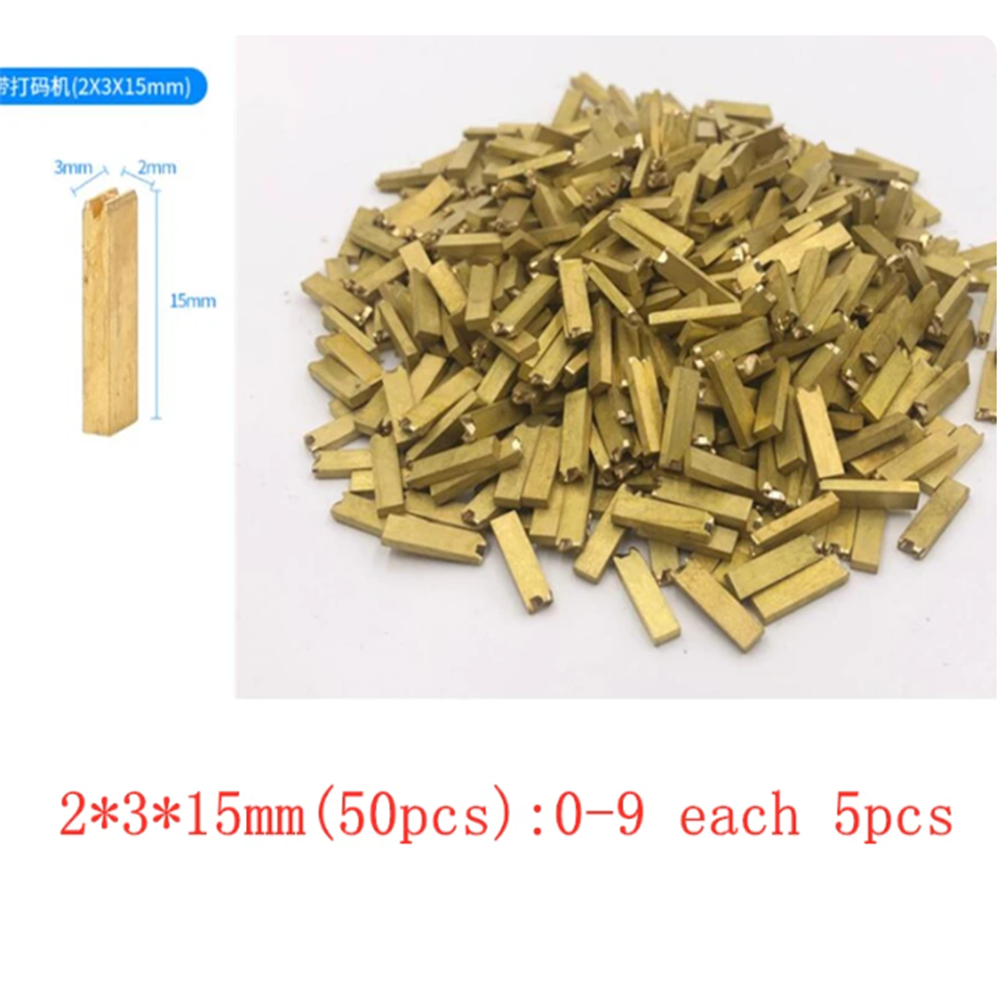Commercial Ribbon Printing Machine - 2*3*15mm Hot stamping letters thermal ribbon