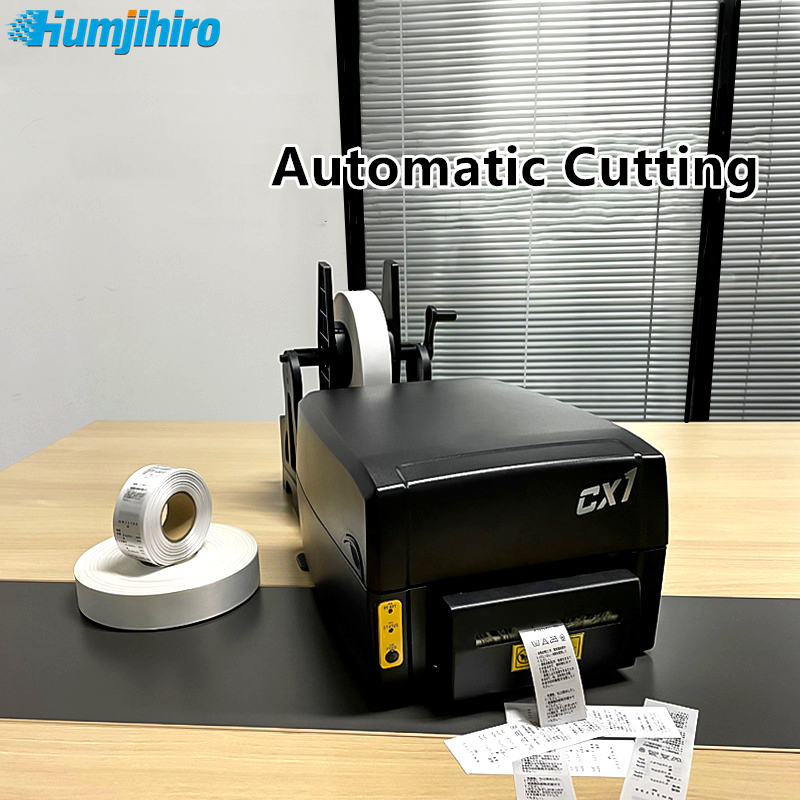 Commercial Ribbon Printing Machine - Automatic Cutting Ribbon Printer Washable Label