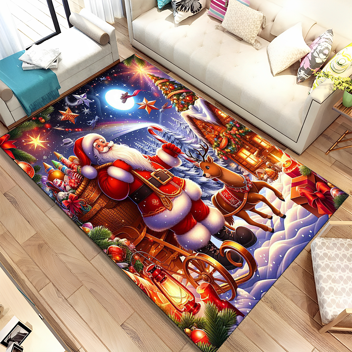 Cute Santa Claus Merry Christm - Commercial Printing Online recension och pris