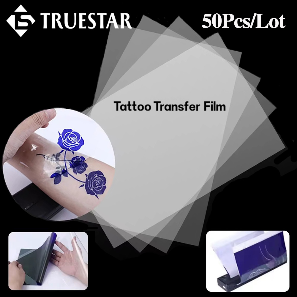 50PCS Transparent Tattoo Trans - Foil Transfer Machine recension och pris
