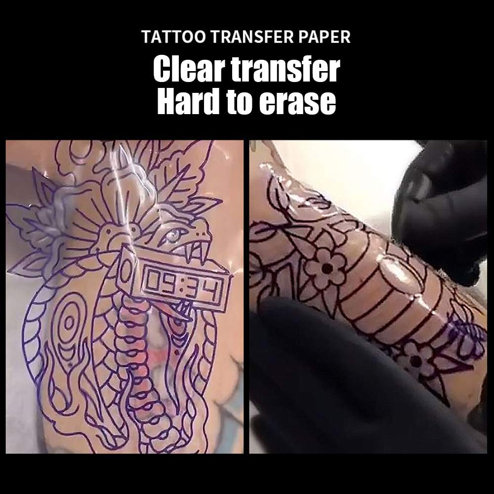 50PCS Transparent Tattoo Trans - Foil Transfer Machine recension och pris
