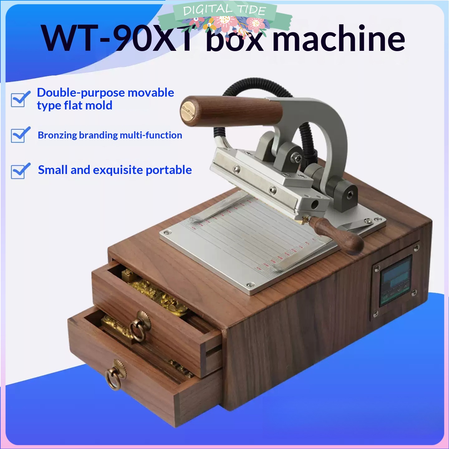 Leather Hot Foil Stamping Embo - Foil Transfer Machine recension och pris