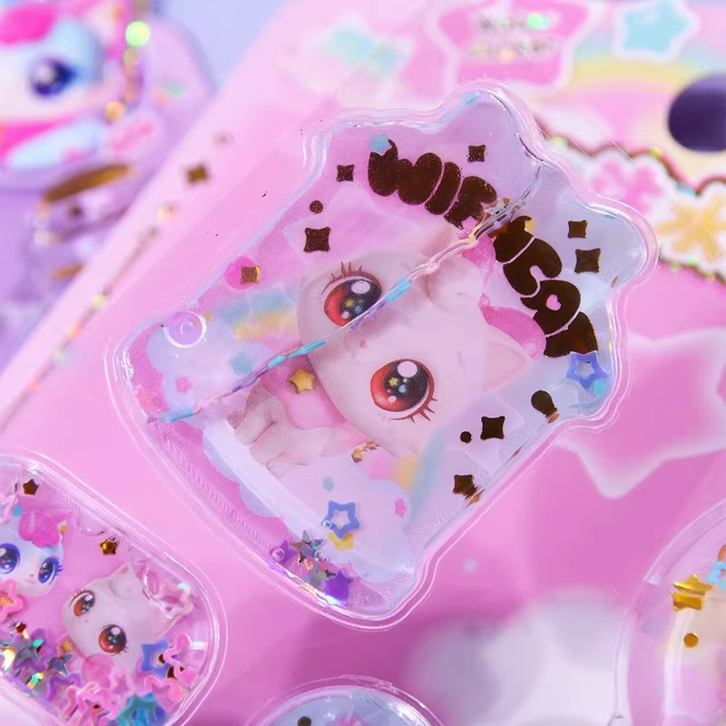 1PC Kawaii 3D Puffy Shaker Sti - Foil Transfer Machine recension och pris