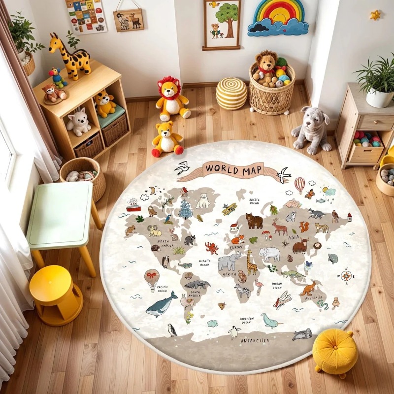 Children's Play Round Floor Ma - Commercial Printing Services recension och pris