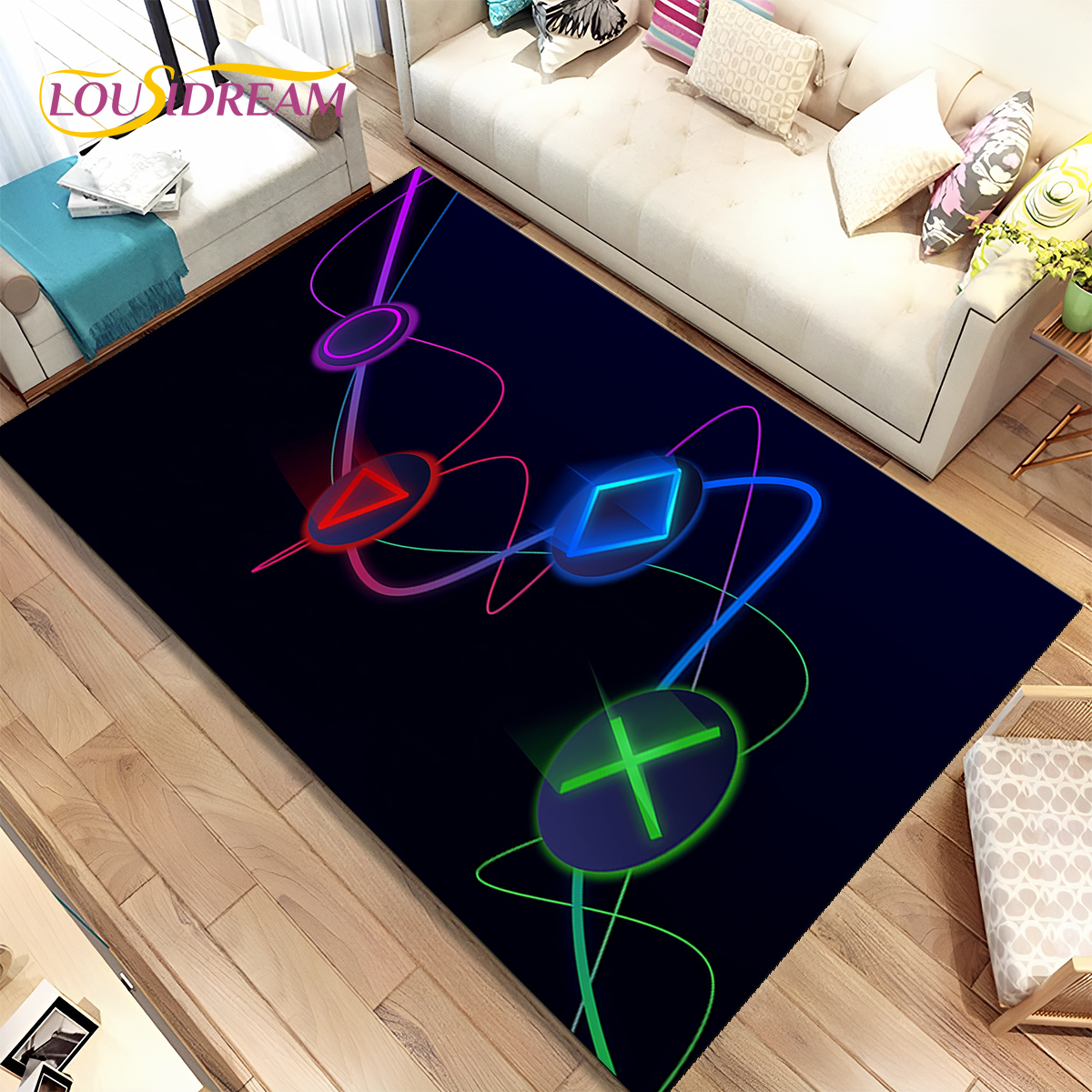 Cartoon Game Gamer Gamepad Rug - Commercial Printing Online recension och pris