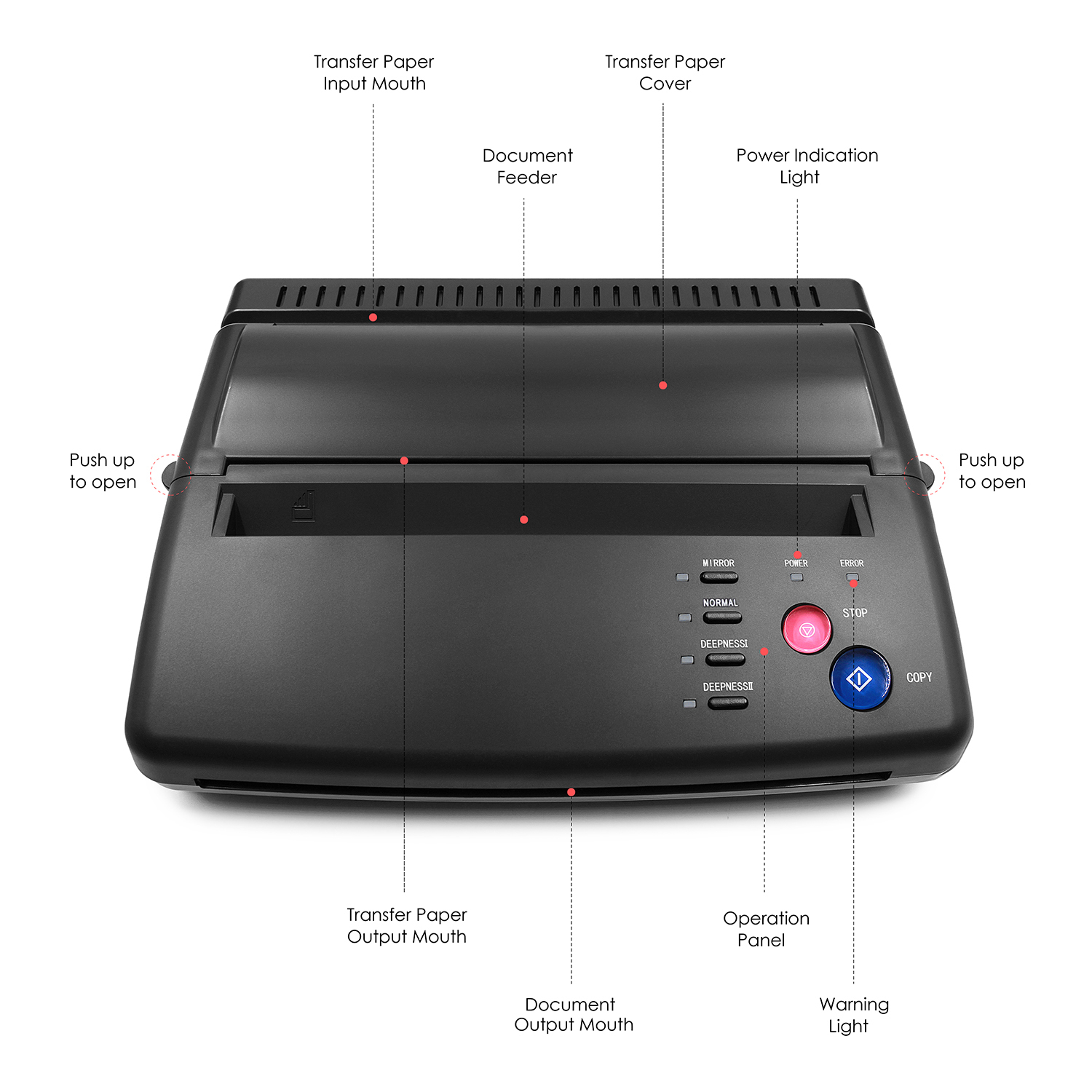 Tattoo Transfer Machine Stenci - Commercial Photo Printer recension och pris