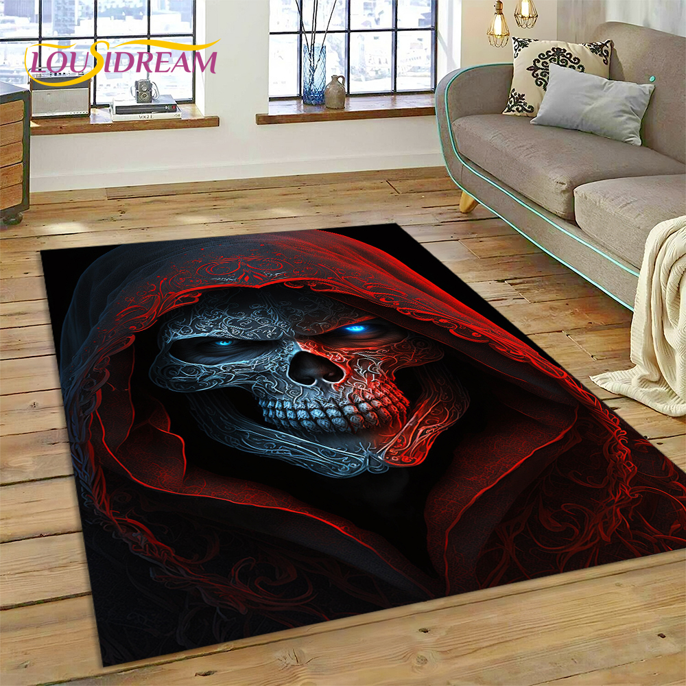 3D Horror Gothic Skull Skeleto - Commercial Printing Online recension och pris