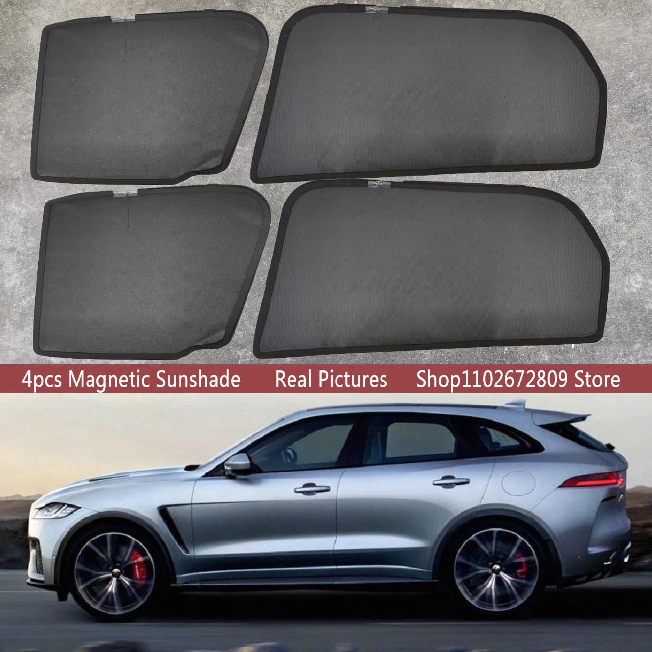 Magnetic Car Sunshade Shield W - Screen Printing Frame Mesh recension och pris