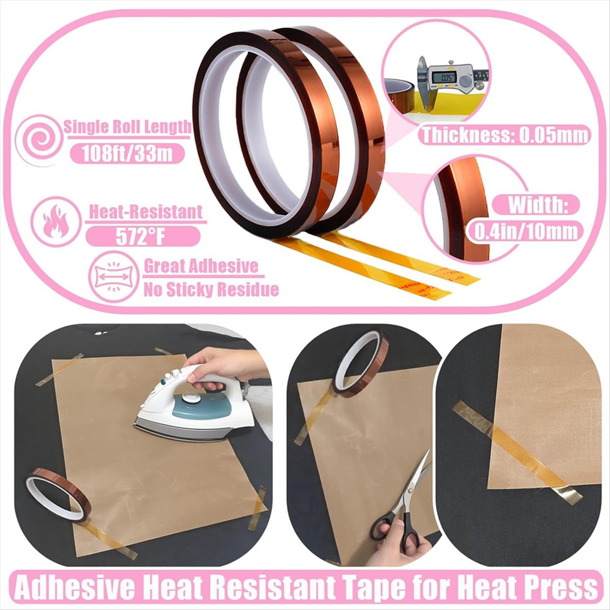 Reliable- 1set Sublimation Shi - Heat Press Teflon Sheet recension och pris