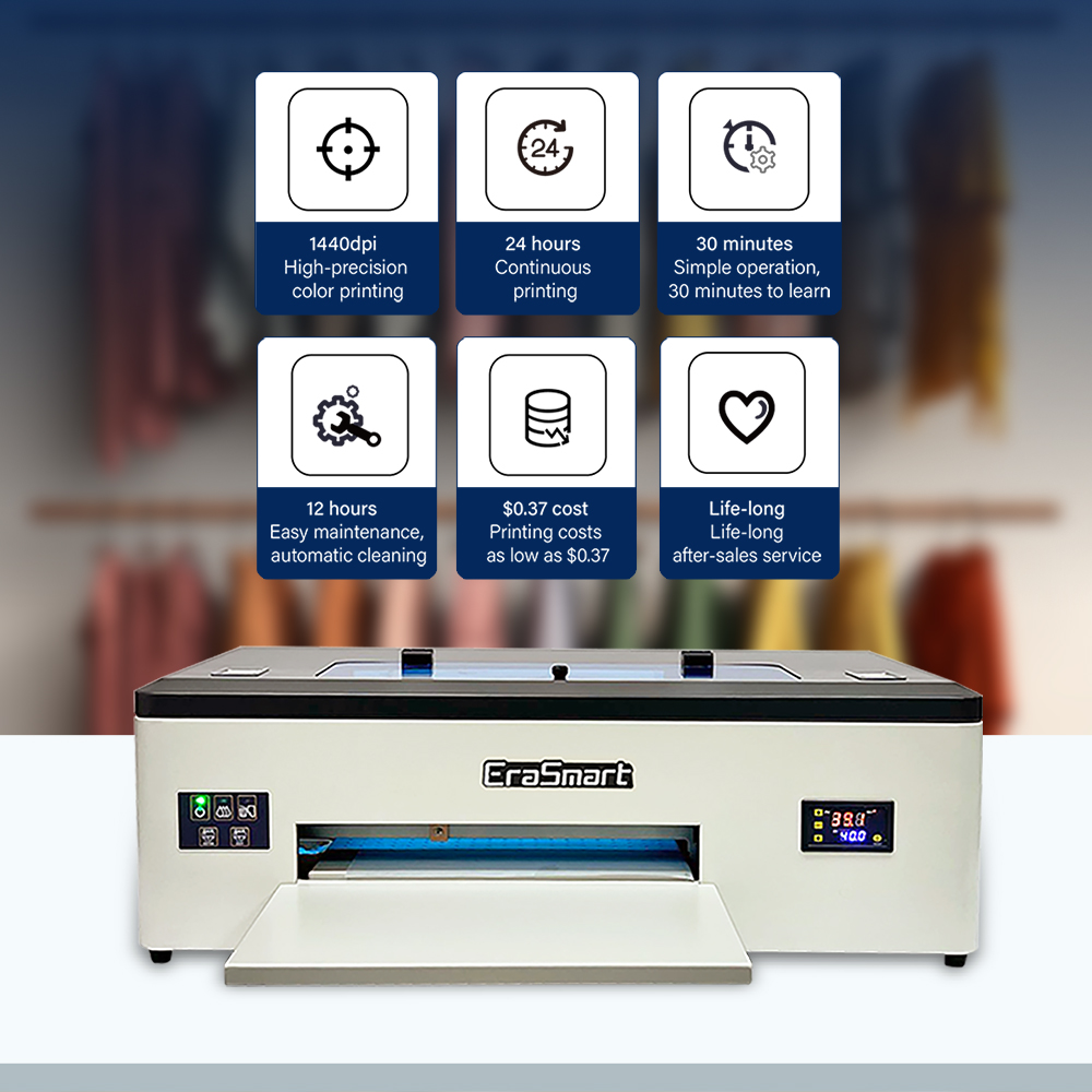 EraSmart 1390 Print Head Inkje - Commercial Dtf Printing Machine recension och pris