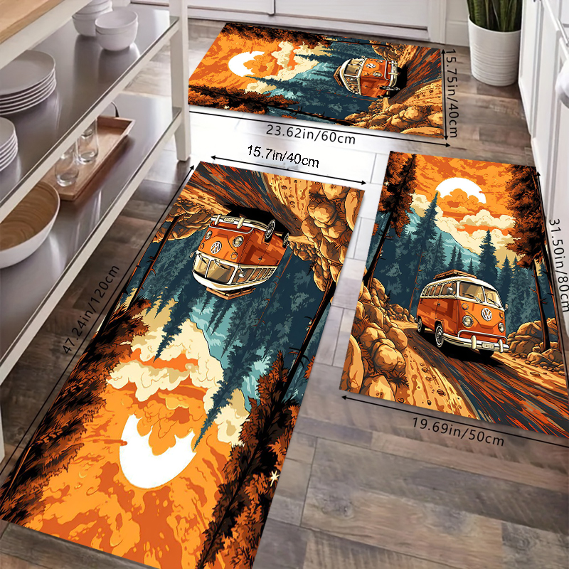 Vintage Camping Bus Kitchen Ru - Commercial Printing Services recension och pris