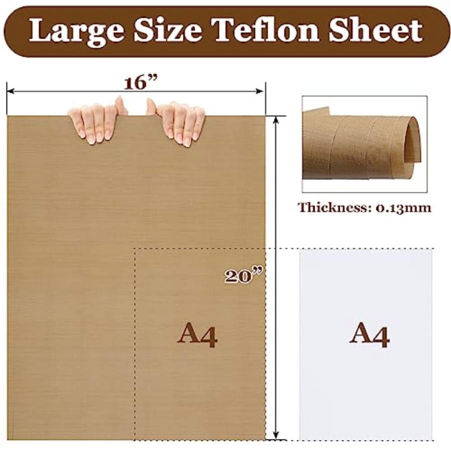5 Pack Teflon Sheet for Heat P - Heat Press Teflon Sheet recension och pris