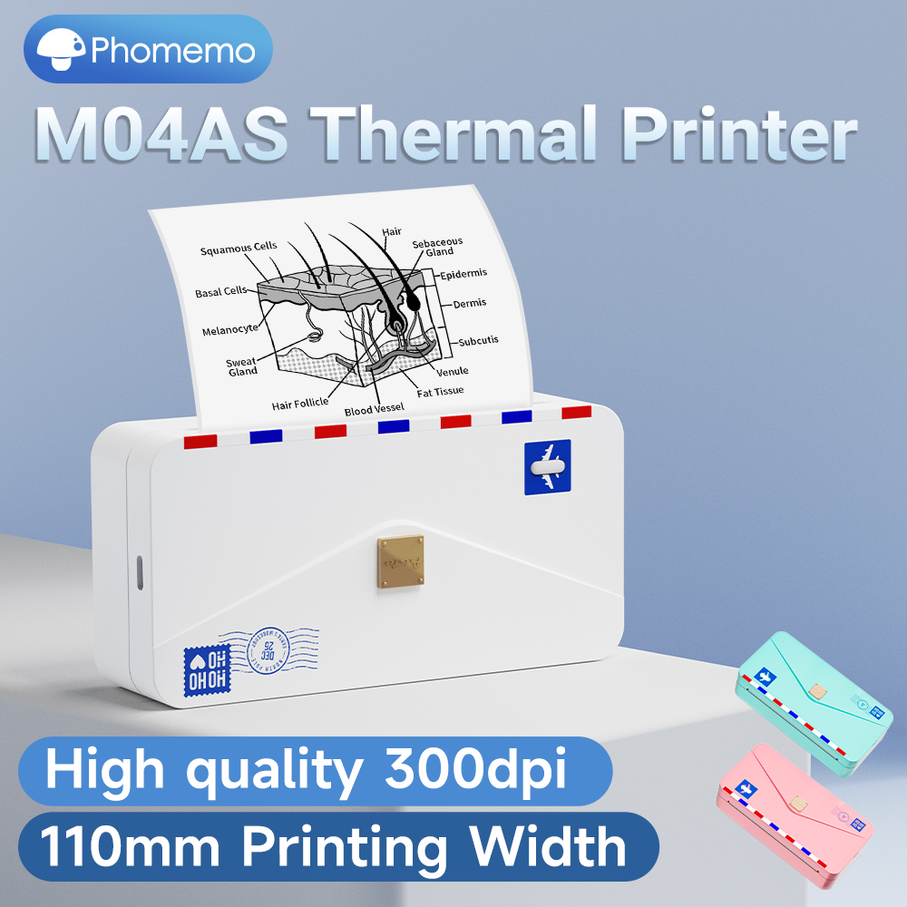110mm Phomemo M04AS Portable P - Commercial Photo Printer recension och pris