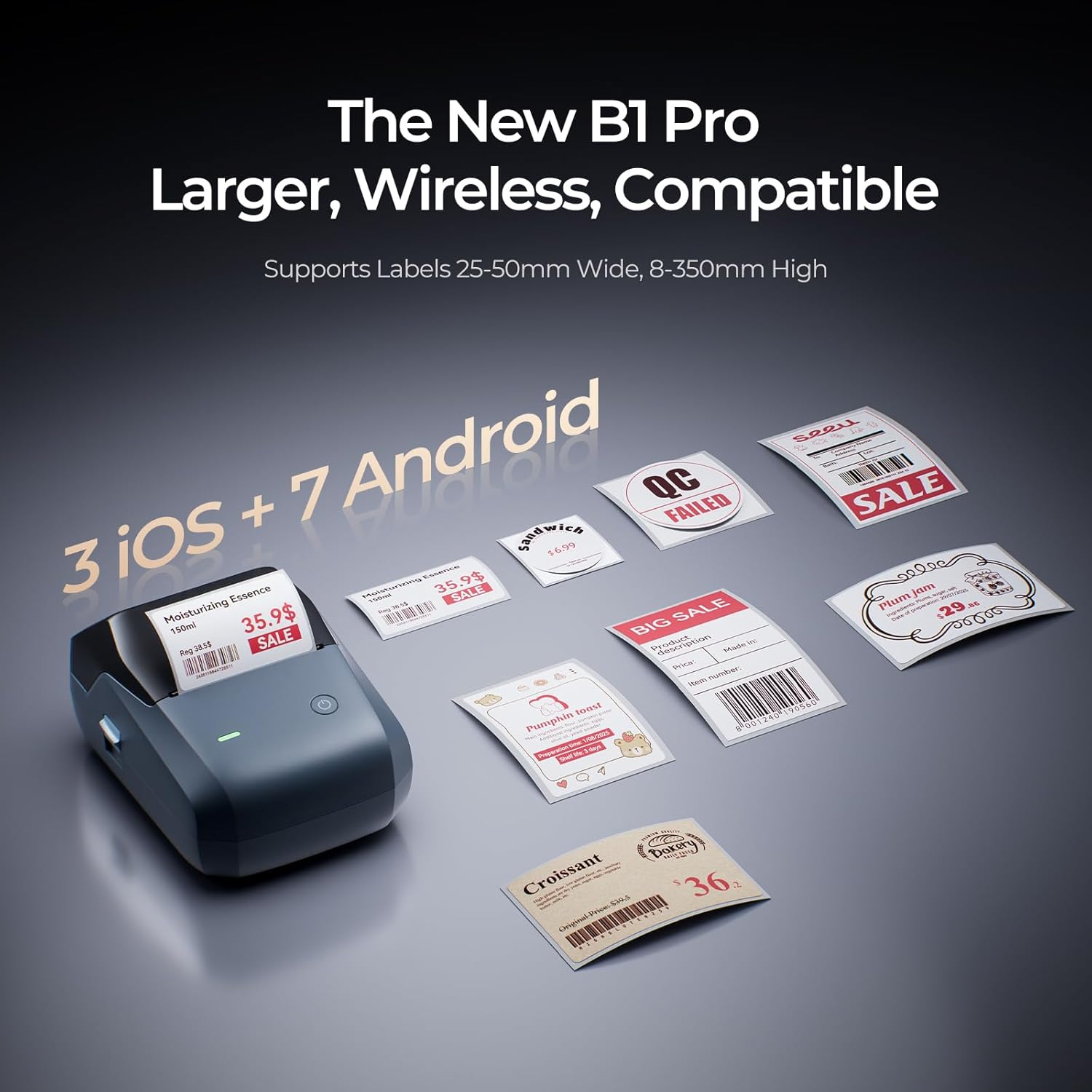 300DPI HD NIIMBOT B1Pro Mini L - Commercial Photo Printer recension och pris